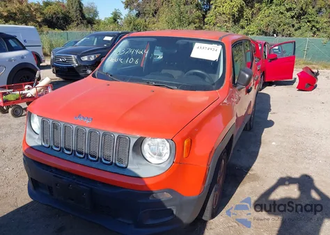 2015 Jeep Renegade Sport from USA, damaged, VIN ZACCJAAT2FPC22566